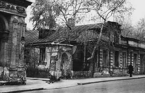 Особняки в Кривоникольском переулке. 1962
