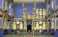 Воскресенская церковь Большого Царскосельского дворца. Вид на иконостас. Архитектор Ф.Б.Растрелли. 1745–1748