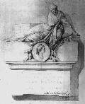 Луи Клод Вассе. Эскиз надгробия Екатерины Голицыной. Около 1761 года. Париж. Школа изобразительных искусств