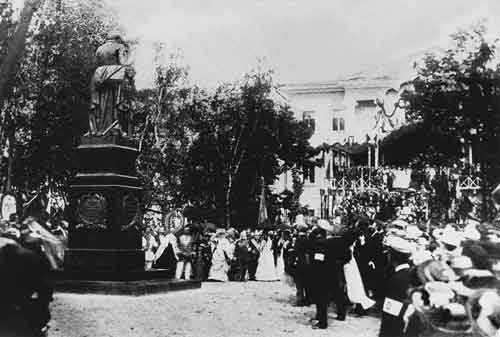Открытие памятника М.И.Глинке в Смоленске 20 мая 1885 года
