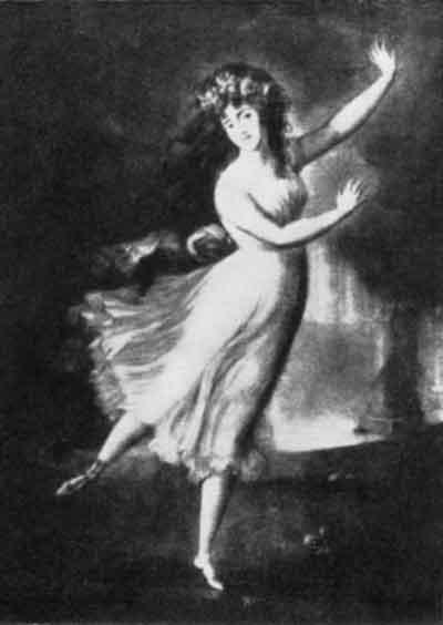 Й.Дордмайстер. Танцовщица Мария Медина. 1794
