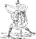 Ф.Толстой. Рисунок к балету «Эолова арфа». 1838