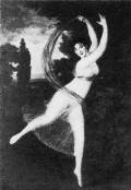 Неизвестный художник. Танец с шалью в Венском театре. Конец XVIII века