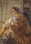 Женщина в шали. 1907. Холст, масло. ГРМ