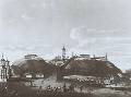 Вид части города Тобольска. Гравюра К.Х.Гессе по рисунку Е.Корнеева. 1802