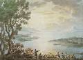 Незаходящее солнце на Енисее в окрестностях села Савина. 1810–1812. Акварель