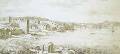 Вид руин Кафы (Феодосии). 1804. Тушь, перо