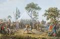 Турецкие борцы. 1809. Гравюра Е.М.Корнеева по собственному рисунку