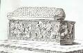 Греческий саркофаг. 1807. Гравюра М.А.Иванова по рисунку Е.М.Корнеева