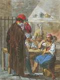 Одеяние жителей острова Корфу. 1809. Гравюра Е.М.Корнеева по собственному рисунку