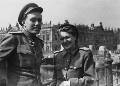 Подполковник М.И.Рудомино и лейтенант Адриан Рудомино в Берлине. Май 1945 года