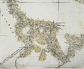 Карта корабельных лесов Казанского уезда, составленная в Адмиралтействе города в 1729 году