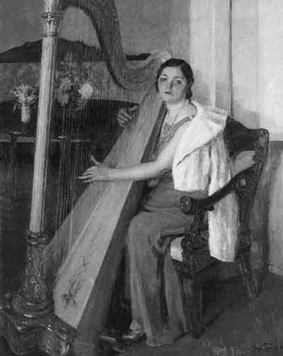 И.Э.Грабарь. Портрет В.Г.Дуловой. 1935
