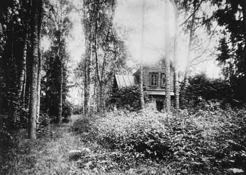Боблово. Старый дом в усадьбе Д. И. Менделеева. 1899. Публикуется впервые
