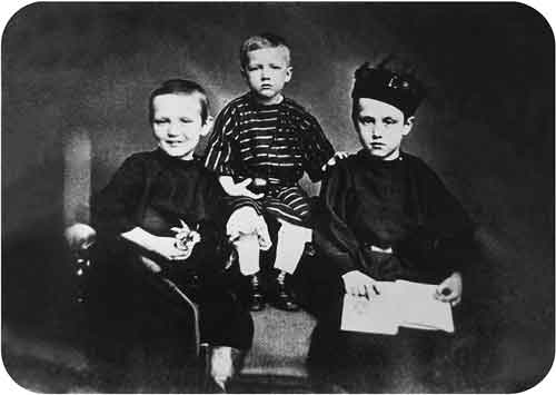 Братья Александр, Петр и Иван Блоки. Петербург. 1860-е годы

