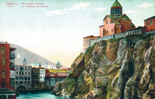 Тифлис. Метехский замок. Почтовая открытка начала XX века
