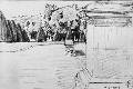 А.Н.Бенуа. Уголок Версальского парка. 1906. Бумага, графитный карандаш, тушь