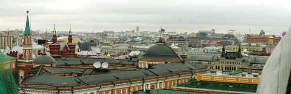 Панорама Москвы с колокольни Ивана Великого. 2006
