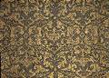 Ткань с цветочным узором по желтому фону. Испания. Середина XVI века. Шелк, серебряная нить. ГЭ