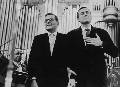 18 декабря 1962 года. Первый выход после финала 13-й симфонии. Д.Д.Шостакович и Евгений Евтушенко