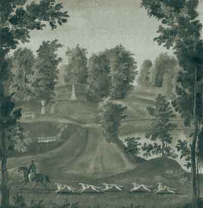Филофей Сорокин. Пейзаж с борзыми собаками. Первая половина XIX века. Публикуются впервые
