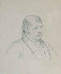 А.П.Брюллов. Портрет В.Скотта. 1826. Бристольский картон, карандаш. ВМП