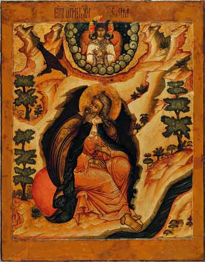 	Илья Пророк в пустыне. Конец XVII века
