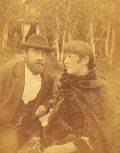 Новобрачные Л.П. и Н.А. Лазаревы. Начало 1890-х годов. Фотография К.А.Коровина