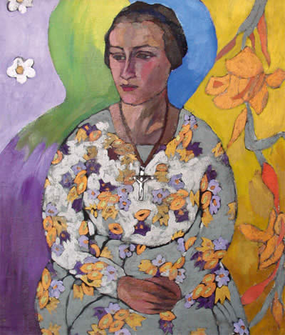 А.Лентулов. Портрет Анны Сведомской. Около 1915. Холст, масло

