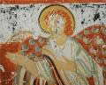 Фрагмент росписи церкви Агач Алты.  Х век. Район Ихлара. Каппадокия