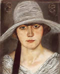 Портрет Е.Г.Григорьевой — жены художника. 1926. Холст, масло. Частное собрание