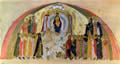 «О Тебе радуется». Акварельный набросок заалтарной композиции. 1937. Церковь Введения Богородицы во храм. Париж