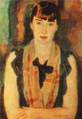 В.В.Лебедев.  Портрет Татьяны Шишмаревой.  1935. ГРМ