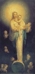 Икона «Богоматерь с младенцем». 1814–1815. Холст, масло. ГТГ