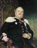 Инженер-генерал-лейтенант барон А.А.Дельвиг. Портрет работы И.Е.Репина. 1882