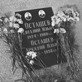 Место упокоения Е.И. и А.И. Осташевых в братской могиле. 2010. Фото М.А.Осташева