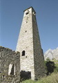 Боевая (сигнально-сторожевая) башня с крестом на Голгофе. Аул Эгикал. Ингушетия. XIII век