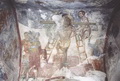 Фрагмент росписи в усыпальнице Успенского храма. Поселок Пицунда. Абхазия. X век