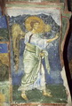 Архангел Гавриил из сцены «Благовещение». Спасо-Преображенский собор Мирожского монастыря. Около 1140 года