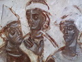 «Народы» из сцены «Сошествие Св. Духа». Собор Рождества Богородицы Снетогорского монастыря. 1313