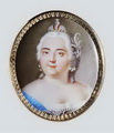 Неизвестный художник. Портрет императрицы Елизаветы Петровны. 1740–1750-е годы. Медь, эмаль