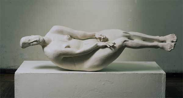 Елена Суровцева. Лежащая. Керамика.1993
