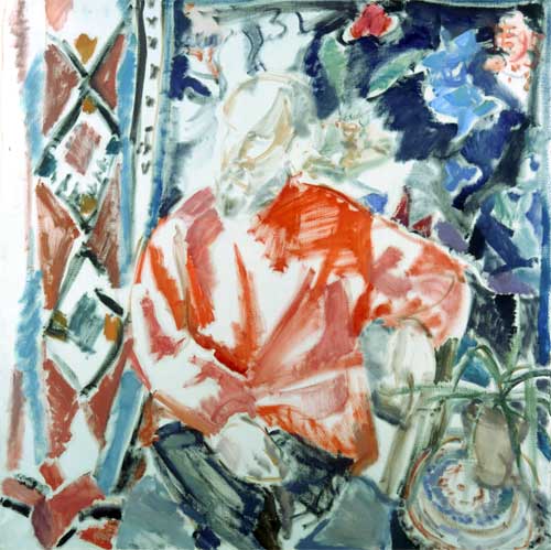 Наталия Егоршина. Портрет (Н.И.Андронов). 1995. Холст, масло
