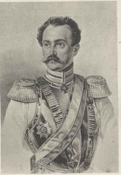 С.Д.Безобразов, флигель-адъютант императора Николая Павловича. Начало 1830-х годов
